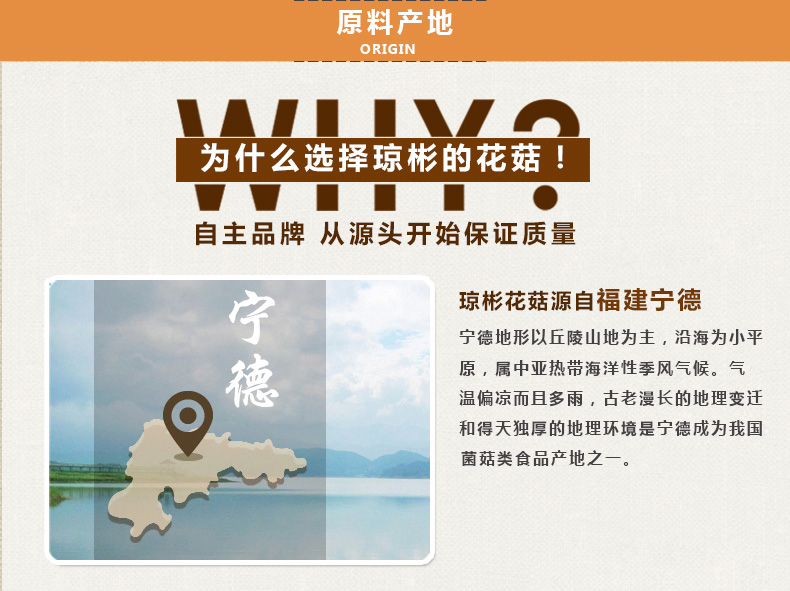 琼彬花菇干货冬菇特产花菇蘑菇批发-第7张-详情图片