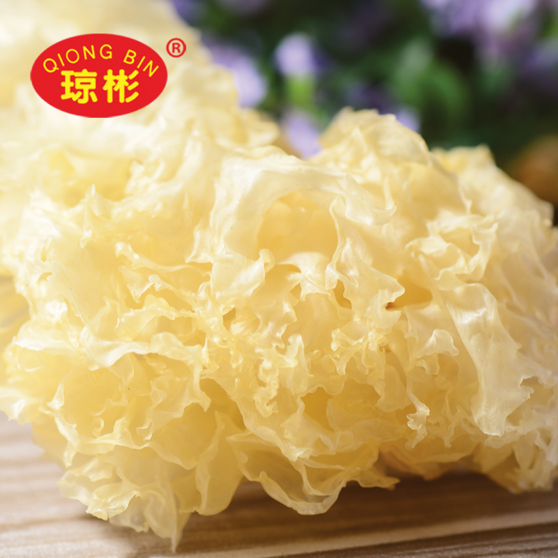 琼彬雪耳 银耳干货古田糯耳无硫熏白木耳-1张
