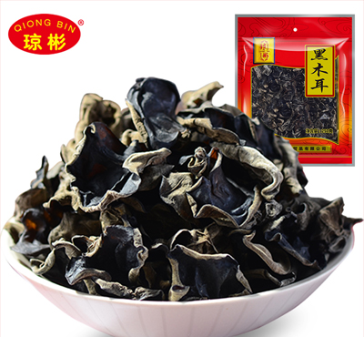 琼彬 东北特产黑木耳干货菇菌无根大云耳250g包邮