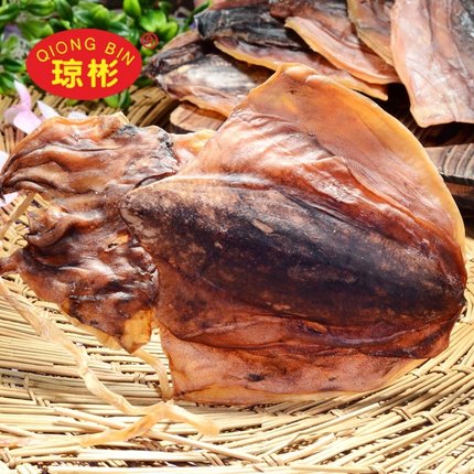 琼彬墨鱼干 北海特产海鲜干货大墨鱼 淡晒乌贼目鱼330g[超市同款]-2张
